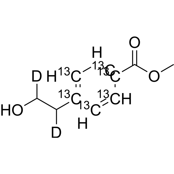 Methyl 4-(2-hydroxyethyl)benzoate-13C6,d2 2071199-89-6